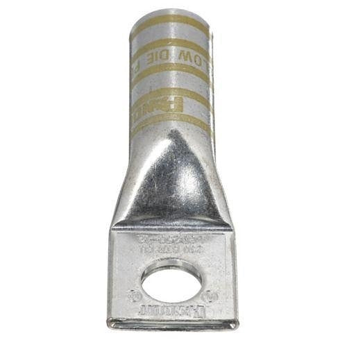 Panduit LCB250-12-X Compression Connector Lug, 1-Hole, 250kcmil, Copper