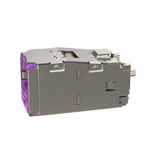 Panduit CJST6X88TGVLY CAT6A 28/30AWG Shielded Jack Module, Very Low-Profile Design