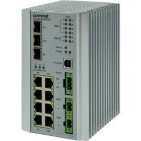 ComNet CNGE3FE8MSPOE Managed Layer 2+ Ethernet Switch 3 SFP + 8 Electrical Ports with PoE+ Image of C4-CNGE3FE8M