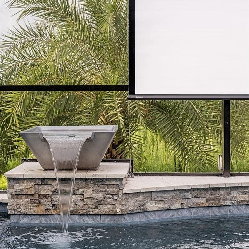 Draper 138020 Nocturne 94\\" Projection Screen, 16:10 Contrast Grey XH800E 110V