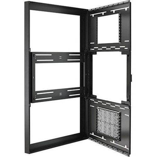 Chief LW65UBP Chief Impact On-Wall Kiosk Portrait 65\\" Black
