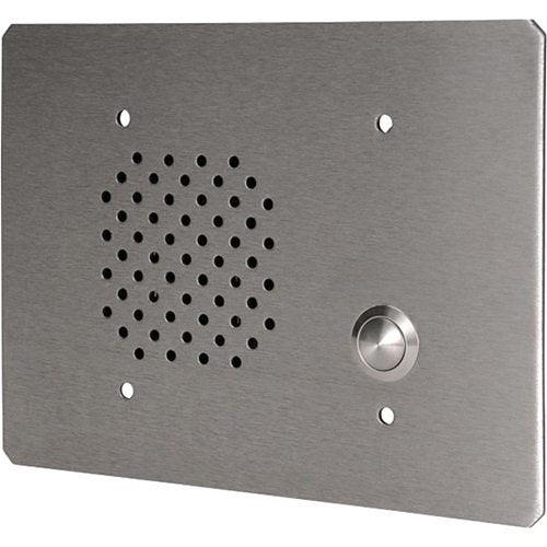 Quam CIS2/25 3-Gang Call-In Station, Vandal Resistant, 25V, Stainless Steel