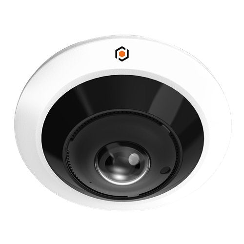 G.S.D FE360IP12MP 12MP IP Fisheye Speciality Camera, 2.0mm Lens, IR Up to 10M, Built-in Mic, IP66, Weatherproof, White