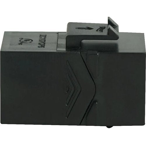 ICC IC107C6CBK CAT6 RJ45 Keystone Coupler for HD Style, 25-Pack, Black