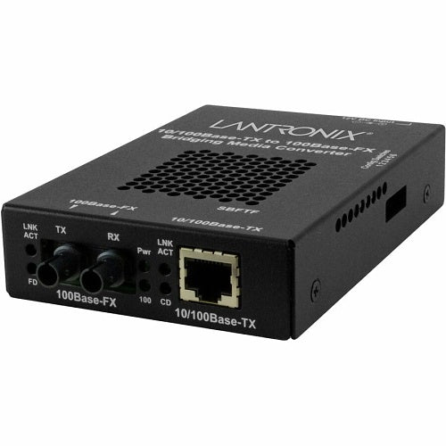 Lantronix SBFTF1011-105-UK SBFTF Series Media Converter 10/100BTX to 100BFX, 1x9, ST MM, 3.3V, UK
