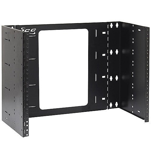 ICC EZ-Fold Mounting Bracket for Network Equipment - Black Image of H2-ICMSABR68