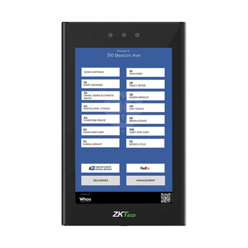 ZKTeco AURA12 Weatherproof Smart Intercom System, 2-Way Audio, 1-Way Video