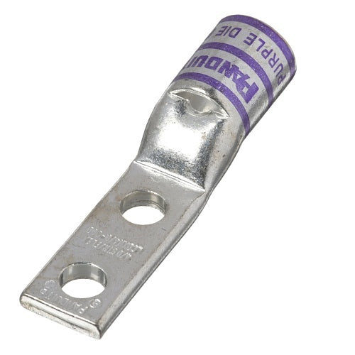 Panduit LCDXN4/0-38D-X Compression Connector Lug, 2-Hole, 4/0AWG, Copper