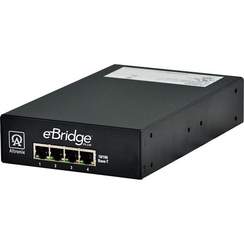 Altronix EBRIDGE4PCRM EoC 4-Port Receiver, 25Mbps per Port, Passes PoE/PoE+, Requires Compatible Transceiver Image of AX-EBR4PCRM