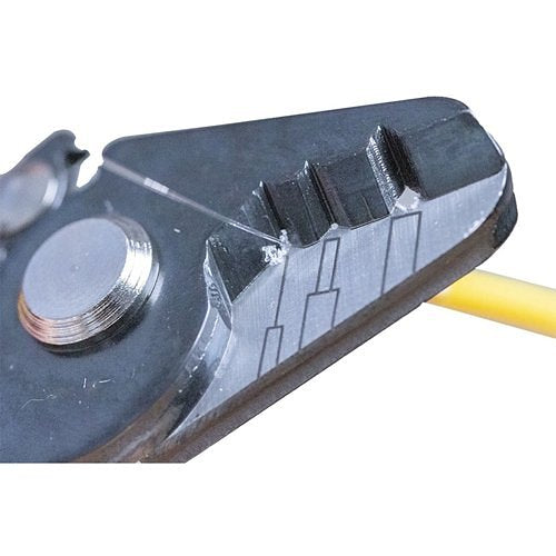 Jonard Tools JIC-375 Fiber Optic Stripper, Hole (250 Micron, 600-900 Micron, 1.6mm-3.0 mm), Yellow