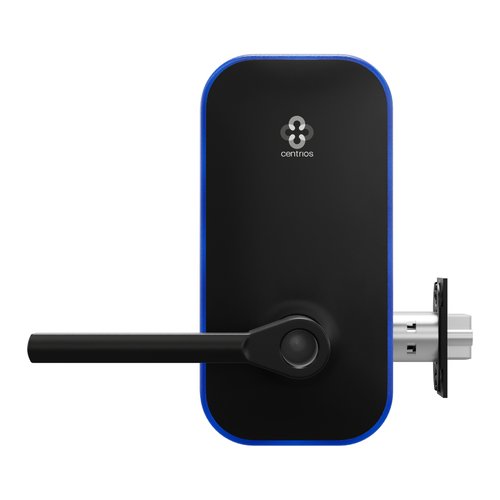 Centrios CEB100-TB-BSP-LC-CE234S-497 Cylindrical Lock, Less Cylinder, Taylor Bay Lever, 2 3/4\\" Backset, Black Suede