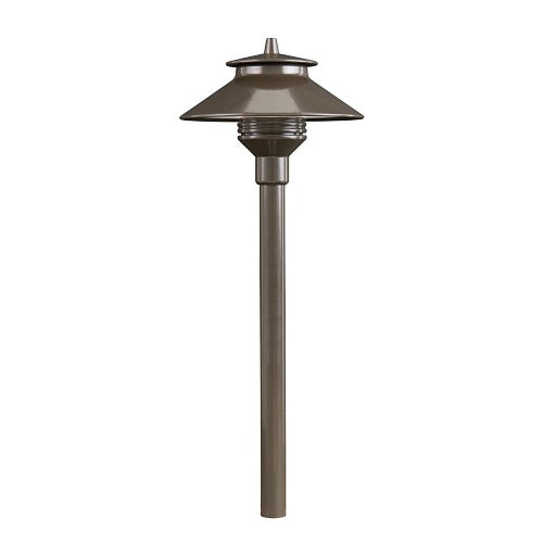 FX Luminaire PL-NL-12R-BZ Vantage Collection Series FX Path Light, 12\\" Riser, G4 Socket, Bronze