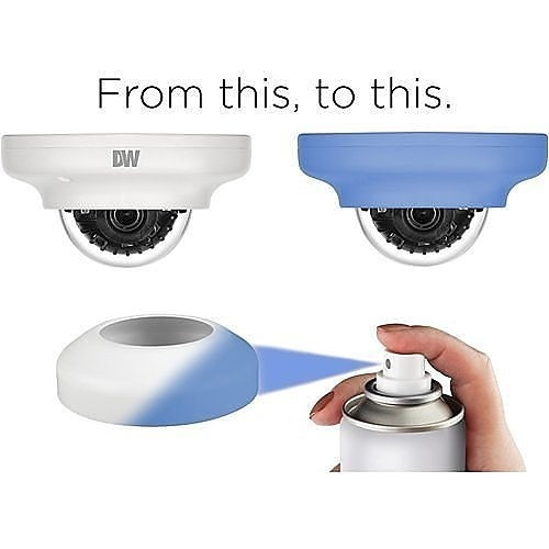 Digital Watchdog DWC-MV75WI28TW MEGApix IVA 5MP Ultra Low-Profile IR Vandal Dome IP Camera, 2.8mm Lens, White