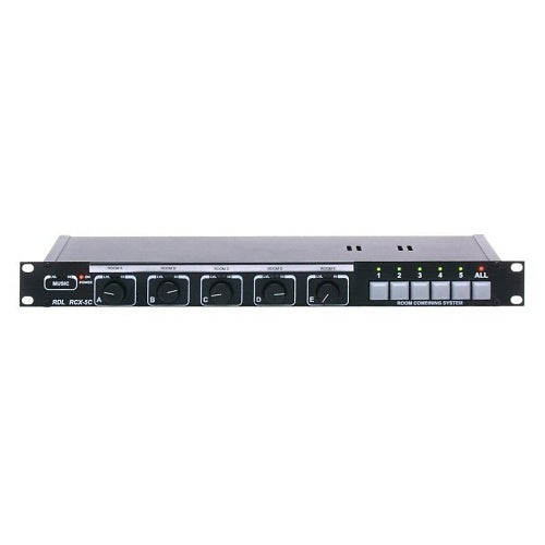 RDL RCX-5CM RCX Room Combining System Controller with Microphone Muting
