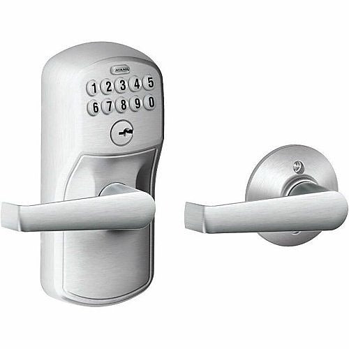 Schlage FE575 PLY626ELA Keypad Lever with Plymouth Trim and Elan Lever with Auto Lock