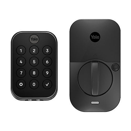 Yale YRD634-ZW2-BSP Pro 2 Key-Free Keypad with Z-Wave, Black Suede