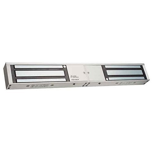 Alarm Controls 1200D Double Door Magnetic Lock, 1200 lb, Clear Anodized