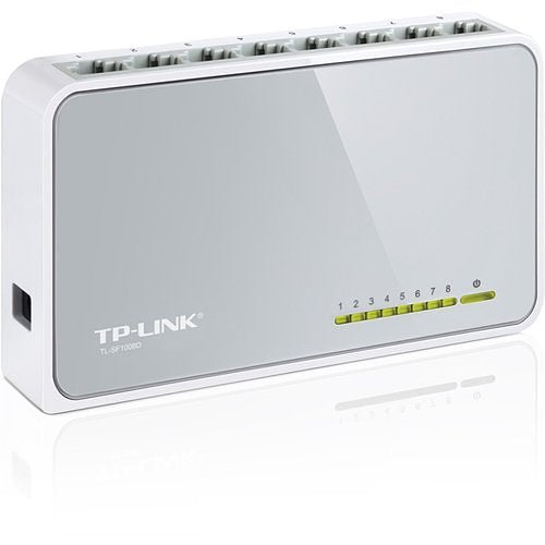 TP-Link TL-SF1008D 8-Port 10/100M Mini Desktop Switch