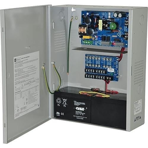 Altronix EFLOW4NX8V Power Supply Charger, 8 Fused Outputs, 12/24VDC at 4A, Aux Output, FAI, LinQ2 Ready, 220VAC, BC400 Enclosure