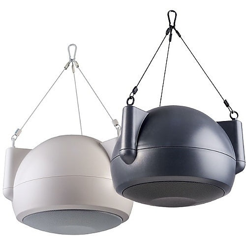 Bogen OPS1B 6\\" Orbit Pendant Speaker 100W, 70V, Dark Gray
