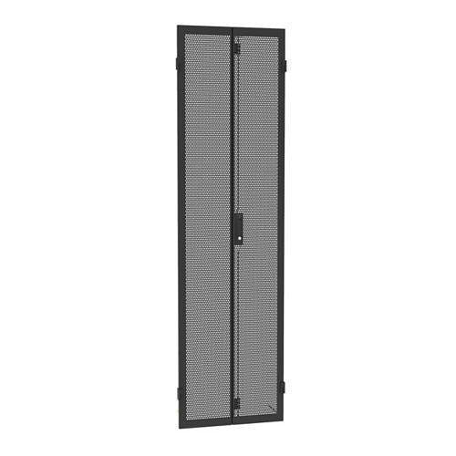 Panduit D85RDEB 45RU Split Rear Door, 800MM Width, Black