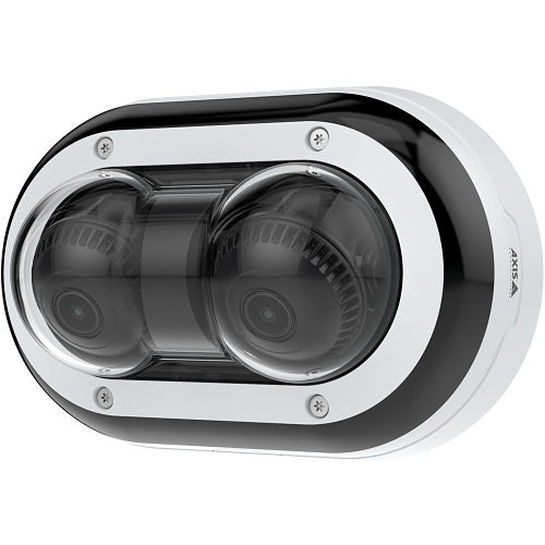 AXIS P4708-PLVE 2x8MP AI Dual-Sensor Panoramic IP Camera, 3.26-8.12mm Lens