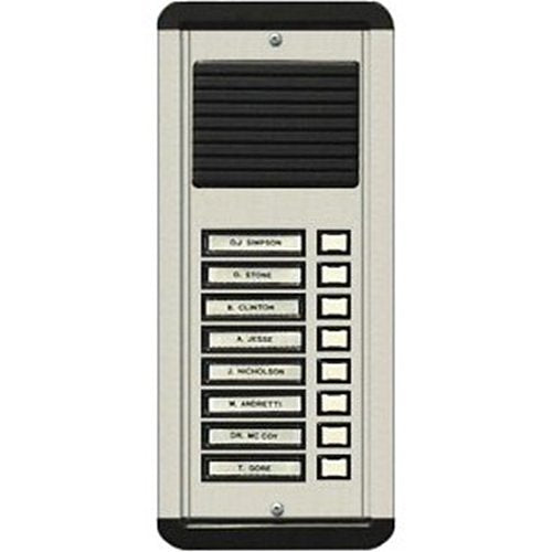 Alpha AM612/08 8-Button Latching Switch Panel, Aluminum
