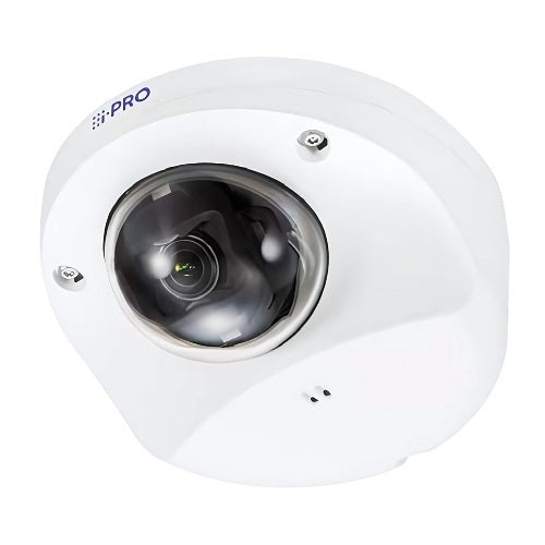 i-PRO WV-S32402-F2L 4MP Indoor Compact Dome IP Camera with AI engine, 2.4mm Fixed Lens, IK10, White
