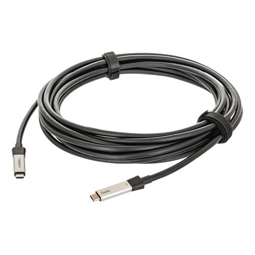 Hubbell HCUVX20BK USB Type C Active Optical Video Cable, 20\', Black