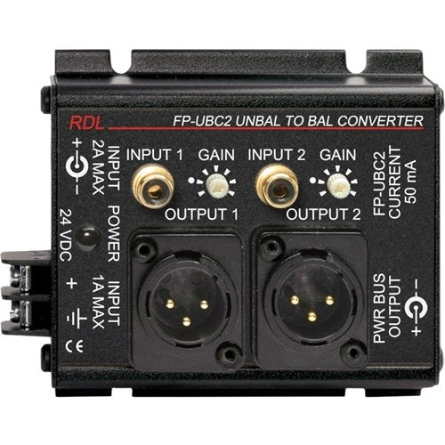 RDL FP-UBC2 2-Channel Unbalanced to Balanced Converter