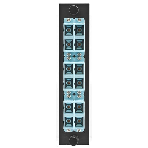 Hubbell FSPNSCDS6AQ Fiber Adapter Panels with Silver Coated Copper