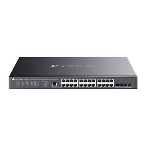 TP-Link SG3428XMPP Omada Access Plus 24-Port Gigabit and 4-Port 10GE SFP+ L2+ Managed Switch with 16-Port PoE+ and 8-Port PoE++