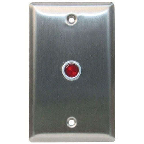 Camden CX-LED1-R Single Gang, LED, Blank, 12/28VDC, Red LED