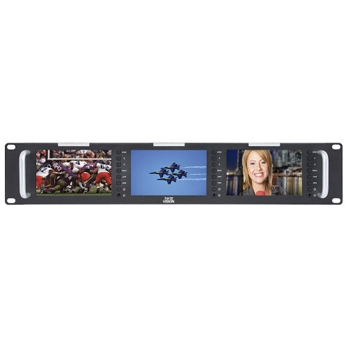 ToteVision LED-504HDMX3 Triple 5" LCD Monitor Rackmount, 2U RS