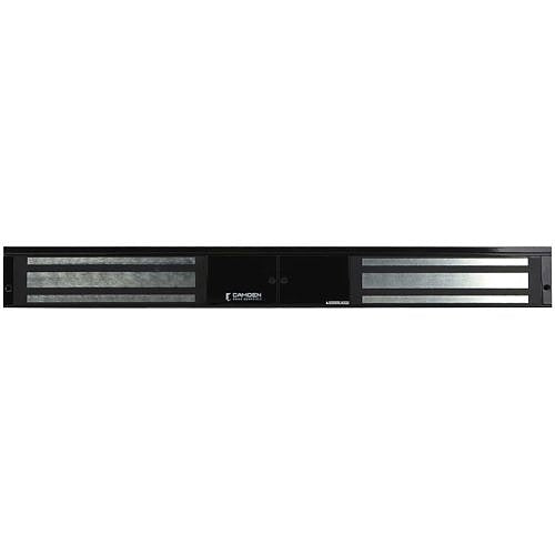 Camden CX-92S-06TDS-BK 92 Series Magnetic Lock with Adjustable Timer, Door Status Switch, Lock Sensor / Relay and LED, Surface Mount, Double Doors, 600 lb, Black
