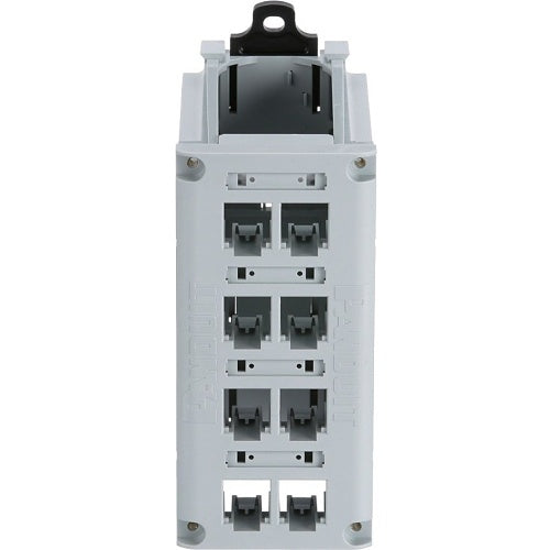 Panduit CDPP8RG Mini-Com 8-Port DIN Rail Copper Patch Panel