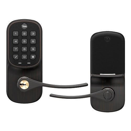 Yale Assure Lever YRL216-ZW2-0BP Smart Lever Lock Image of 2Y-002943