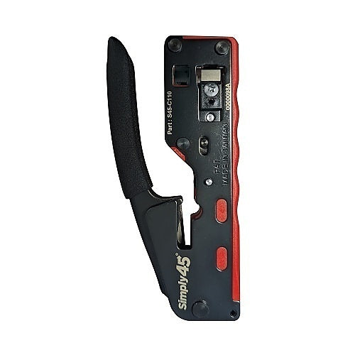 Simply45 S45-C110 Installer Series Dual Cavity Crimp Tool for RJ45/RJ11/RJ12