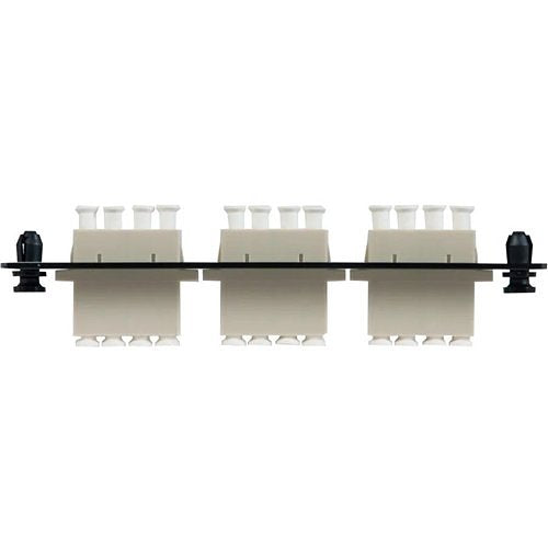 ICC ICFOPL16B5 Adapter Panel, Quad Lc, 12f, Beige, Mm