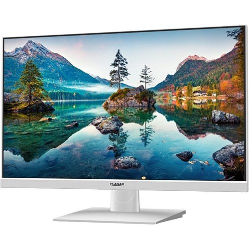 Planar PXN2490MW-WH 23.8" QHD LED IPS LCD Active Matrix Flat Panel Display, White
