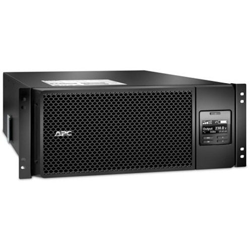 APC SRT6KRMXLT Smart-UPS On-Line, kVA 6 kW, Rackmount 4U, 208V, 2x L6-20R, 3x L6-30R NEMA Outlets, Network Card SmartSlot, Extended Runtime, with Rail Kit