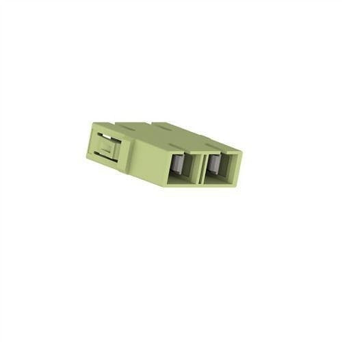 Panduit FADSCZLM-L OM5 Silver Coated Copper Duplex Adapter, Lime