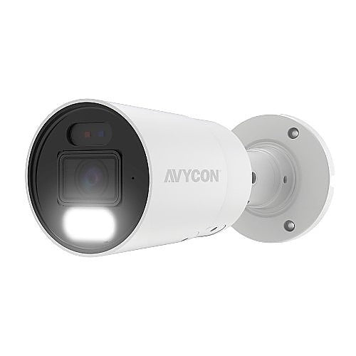 AVYCON AVC-NUB41F28 4MP H.265 Bullet IP Camera, Active Deterrence 24/7 Color, 2.8mm Lens, IP67