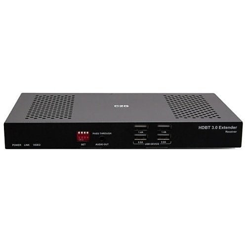 C2G 30055 HDMI HDBaseT USB-B to and RS232 Over Cat Extender, 4K, 60 Hz