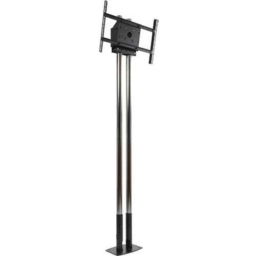 Peerless-AV Modular MOD-FPP2KIT200-B Floor Mount for Flat Panel Display - Black Image of QP-MODFPS20B