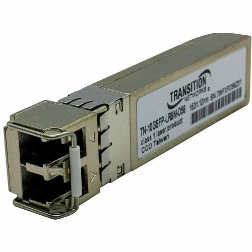 Lantronix TN-10GSFP-LR8M-D58 SFP Module Transceiver, SFP+ 1000BASE-ZX/10GBASE-ZR, 1G/10