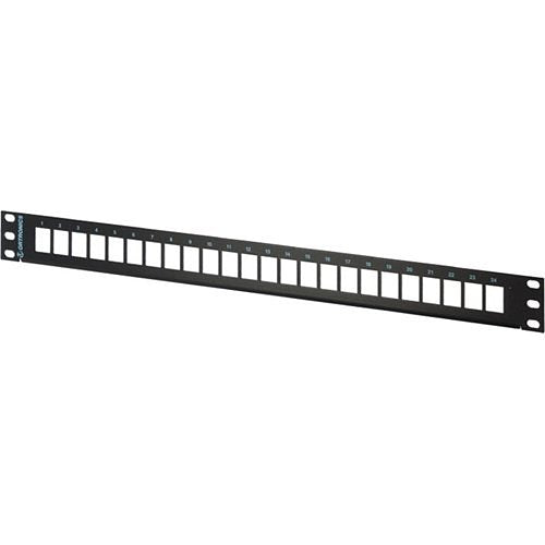 Ortronics OR-PHDPJU24 Ortronics PHDPJU24 Rear Load High Density Jack Panel Kit for 24 Clarity CAT6 or 5E Panel Jacks