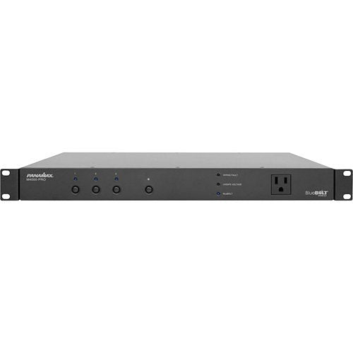 Panamax M4000-PRO 1RU 15 Amp with (8)Outlets, (3)BlueBOLT Programmable Banks