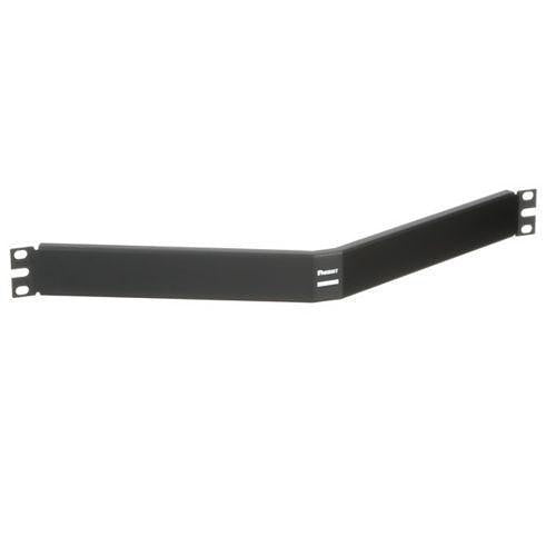Panduit CPAF1BLY Filler Panel 1RU Angled, 1RU, Blue