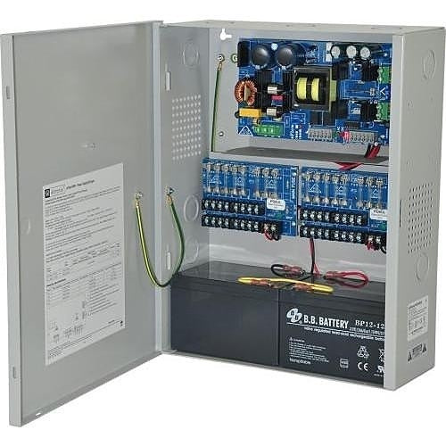 Altronix EFLOW104NX16V 24VDC 10A, 16 Fused, FAI XL Enclosure Power Supply for High-Demand Security Systems